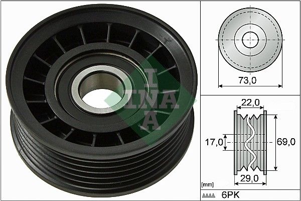 WILMINK GROUP Паразитный / ведущий ролик, поликлиновой ремень WG1253125